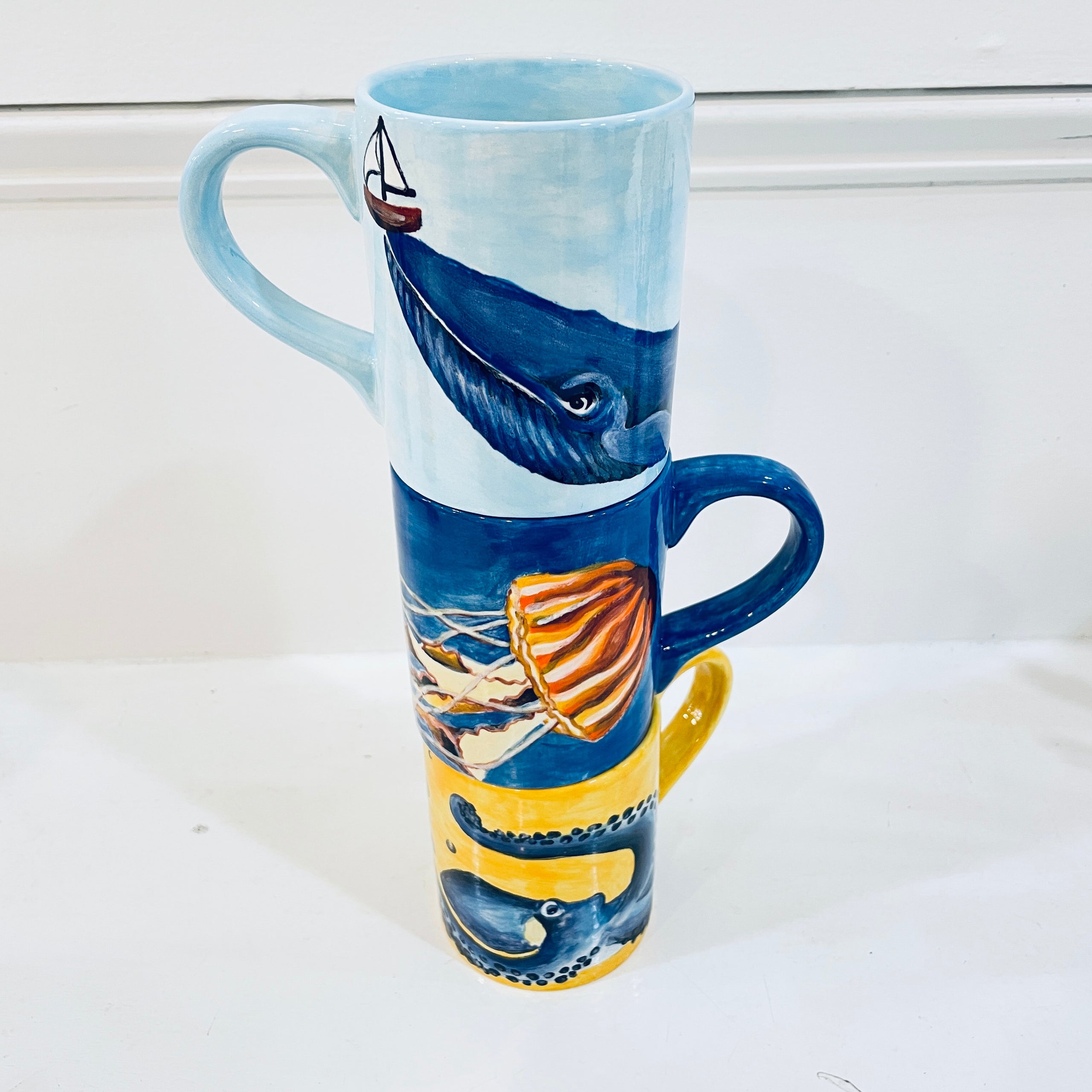 Ocean Sea Creatures Classic Mug  Save The Oceans Mug – Connected