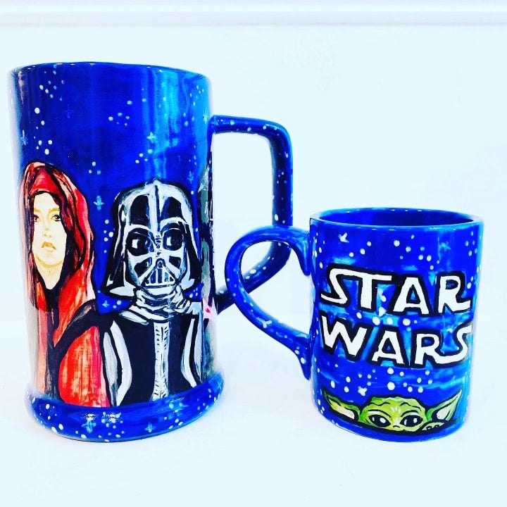 Jedi Handmade Mug, Star Wars Personalized Gift, Star Wars Beer Stein, Jedi Beer  Tankard, Nerd Xmas Gifts, Engraved Geek Stein, Boyfriend Mug